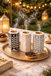 Brûleur d'encens arabe de luxe en nacre, fait main, Bakhoor Mubkhar, support de parfum d'intérieur écologique personnalisé, Ramadan et cadeau - Product Image 2