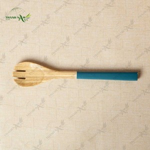 Cucharas de Bambú Vietnamitas de Diseño Clásico para Ensalada y Cena - Utensilio Diario Ecológico y Duradero con Capacidad de 10 ml para - Product Image 6