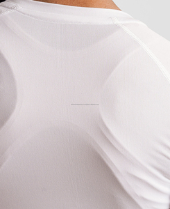 T-shirt de compression pour femme à col rond, respirant, séchage rapide, en coton et élasthanne écologiques, pour le sport, avec impression par transfert thermique - Product Image 6