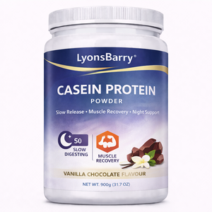 Proteína de Caseína en Polvo de Liberación Lenta, Apoyo Nocturno para el Crecimiento y Recuperación Muscular, Sin Gluten, Alto Contenido de Proteínas, Suplemento de Suero de Leche al 90%, OEM - Product Image 3