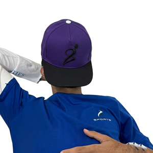 Casquette de baseball pour homme de haute qualité en coton solide imperméable, broderie à la main, tissu popeline pour les sports de plein air, les voyages, casquette de baseball - Product Image 5