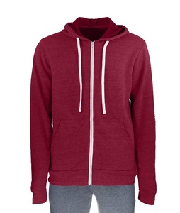 Sudaderas con capucha para hombre de alta calidad, ropa de calle Unisex, 100% de algodón con cremallera, Sudadera con capucha informal personalizada, ropa con cremallera bordada - Product Image 1
