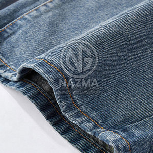 Vente en gros, faible MOQ, sur mesure, pantalon en jean décontracté léger à taille mi-haute et coupe ample pour hommes, haute qualité, dernier design - Product Image 6