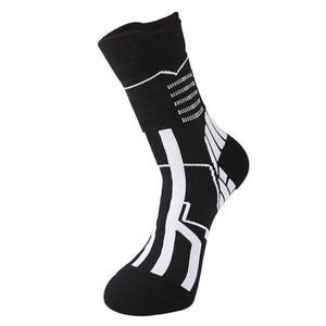 Chaussettes montantes antidérapantes pour hommes en coton/fibre de bambou, respirantes, écologiques, à motif écossais, idéales pour le football et le basketball - Product Image 6