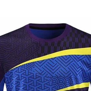 Conjunto de Uniforme de Tenis Corto Transpirable de Alta Calidad para Hombre, Logotipo Delantero y Trasero, 100% Poliéster, Secado Rápido, Anti-UV, Color Personalizado - Product Image 6