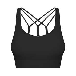 Soutien-gorge de sport grande taille pour femme, idéal pour le yoga et l'entraînement – Respirant, séchage rapide, logo frontal, haute qualité, prix bas - Product Image 1