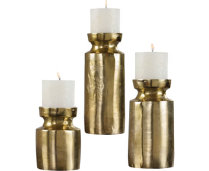 Bougeoir d'église baroque en métal plaqué or support en aluminium pour la maison et le mariage élégant décor de pièce maîtresse de Noël - Product Image 2