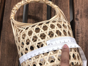 Handmade Retro Bamboo Woven <b>Egg</b> <b>Basket</b> Chinese Style Mid-Autumn Festival Souvenir Gift Box Storage Bags - Product Image 5