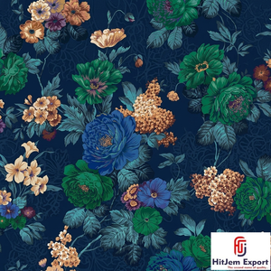 Custom Digital Printed Soft Polyester Fabric Manufacturer Lightweight Textile for Garments Dresses Home Decor OEM ODM - Product Image 6