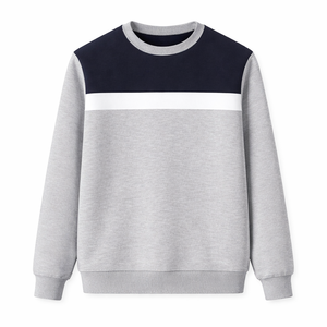 Sweat-shirt personnalisé 100% coton molletonné respirant 250g, fabricant OEM, style vintage décontracté, col rond, hiver, unisexe, streetwear - Product Image 2