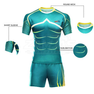 Ropa Deportiva, Uniforme de Rugby 100% Poliéster, Uniforme de Rugby de Primera Calidad Más Vendido para Adultos - Product Image 4