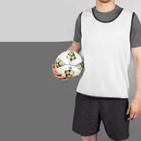 Pakaian Latihan Olahraga Kustom Dengan Kain Jala Bernapas Untuk Tim, Rompi Sepak Bola Langsung Dari Pabrik