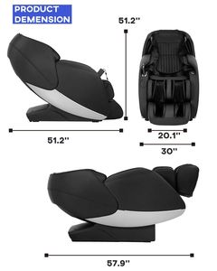 Silla de Masaje de Cuerpo Completo para Cadera, de Alta Calidad, con Control Remoto, Cómoda, Ideal para el Hogar y la Oficina - Product Image 2