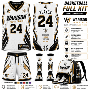 Premium Quality Breathable Basket Ball Uniform Set With Short Socks And Bag Pack Custom Name And Number Basketball Uniform Set - Product Image 1