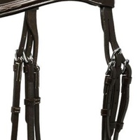 Bridon anatomique en cuir italien, design sportif western élégant, équipement d'équitation de haute qualité, nouveau modèle fantaisie pour chevaux Horsekraft