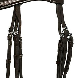 Brida Anatómica de Cuero Italiano, Diseño Deportivo Occidental Elegante, Equipo de Equitación de Alta Calidad, Caballos Nuevos y Elegantes, Horsekraft - Product Image 4