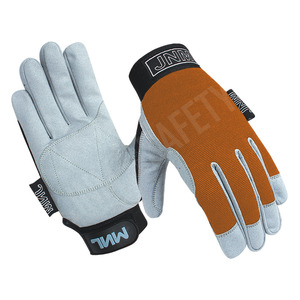 ถุงมือป้องกันการบาด Amara Daily Safety Gloves ผลิตจากหนังสังเคราะห์เสริมความแข็งแรง ดีไซน์นิ้วแบบ Saddle Finger ป้องกันการบาดที่ฝ่ามือ เหมาะสำหรับงานต่างๆ - Product Image 5