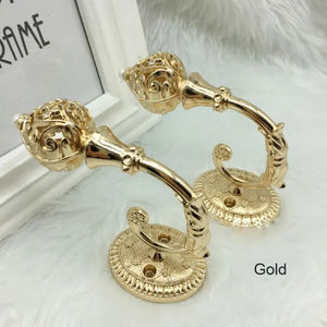 Ganchos y barras de baño de metal chapado en oro de alta calidad, diseño de hojas, de la más alta calidad, los más vendidos para el hogar y hoteles, de la India. - Product Image 2