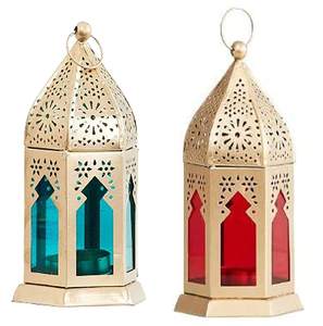 Lanternes en métal rustiques les plus vendues pour bougies chauffe-plat et bougies piliers, décoration intérieure et utilisation pour les fêtes, disponibles au meilleur prix - Product Image 1