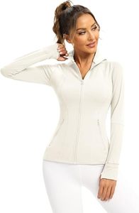 Camiseta Deportiva de Manga Larga con Cuello Alto y Cremallera para Mujer, Color Rosa, Transpirable, de Spandex y Poliéster, Ajuste Ceñido, Estilo Casual - Product Image 3