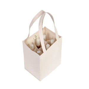 Sac cadeau pour bouteille de vin en toile de coton, emballage réutilisable et écologique - Product Image 4
