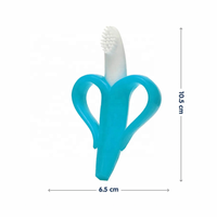 Jouets de dentition en silicone pour bébés et anneaux de dentition d'apprentissage pour 0-24 mois