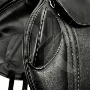 Selle de saut professionnelle à contact étroit, fabriquée à la main en cuir véritable, selle de dressage, produits d'équitation anglaise en provenance d'Inde - Product Image 4