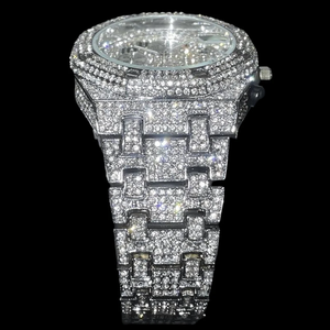 Luxury <b>Chronograph</b> unisex Watch unisex moissanite watches for unisex stain less fashion - Product Image 4