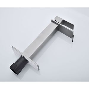 Rubinetto Monocomando per Lavabo con Cascata e Scarico a Scomparsa, Senza Troppopieno - Product Image 4