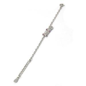 Trendy <b>Silver</b> <b>Bracelets</b> with <b>Engraved</b> Hook Design High Quality Beaded Emerald Classic Style for Party or Gift - Product Image 4