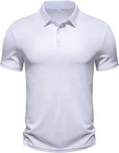 เสื้อกอล์ฟลำลองผู้ชาย LEAFITS LF-PS-0514 แขนสั้น ผ้าแคนวาสผสมฝ้าย ระบายอากาศได้ดี พิมพ์ลาย  ถักทออย่างดี  ปรับแต่งได้ - Product Image 1