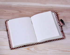 Custom 7 Stone Handmade Genuine <b>Leather</b> Journal Vintage Design Unlined Woodfree Paper Hardcover High Quality Gift Sketchbook - Product Image 4