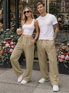Pantalon large personnalisé, style streetwear décontracté, coupe ample de luxe, plissé, unisexe, pantalon de mode oversize à jambe large - Product Image 6