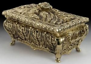 กล่องใส่เครื่องประดับโลหะ ยกระดับคอลเลกชันของคุณด้วยกล่องใส่เครื่องประดับสุดหรูของเรา กล่องใส่เครื่องประดับโลหะเพื่อการรักษาความสง่างาม - Product Image 3