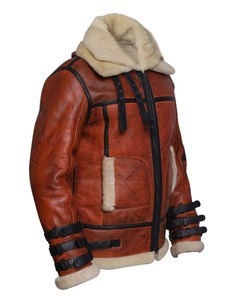 <b>Men</b> High Quality <b>Leather</b> <b>Jacket</b> Soft Full Zip Casual Comfortable Durable Fashion Regular Fit Winter - Product Image 2