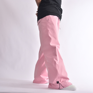 Pantalon de ski et de snowboard baggy personnalisé pour hommes, 100% nylon spandex, imperméable, respirant, poches zippées, imprimé, vente en gros OEM - Product Image 1