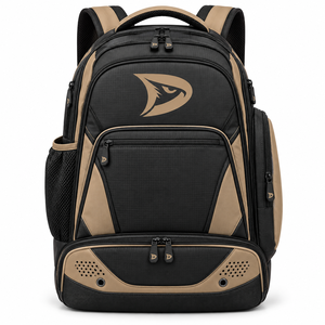 <b>Pickleball</b> Sports Backpack Large Capacity Paddle Racket Bag with Shoe Compartment <b>Ball</b> Storage Bottle Pocket Padded Straps - Product Image 2