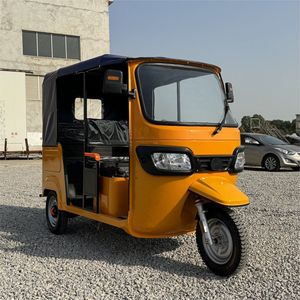 Tricycle électrique 48V 501-800W, carrosserie fermée, 3 places, usage passagers, couleur jaune - Product Image 6