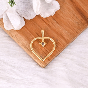 Trendy Heart Shaped Natural <b>Rainbow</b> Moonstone Brass Gemstone Pendant Classic Gift For Women - Product Image 5
