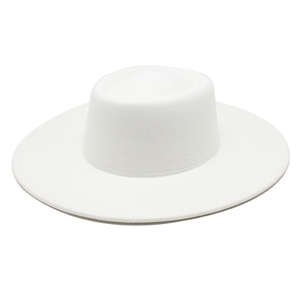 Chapeau Fedora en polyester tendance pour femmes et hommes, style classique, décontracté, à large bord, chapeau jazz - Product Image 5