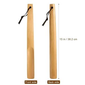 Chausse-pied en bois haut de gamme, artisanal, écologique, à long manche, durable, accessoire de chaussure, design personnalisé - Product Image 1