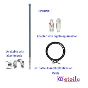 Antenne en fibre de verre Eteily à gain élevé 5,8 GHz 25dBi avec connecteur N mâle fabriquée en Inde - Product Image 2