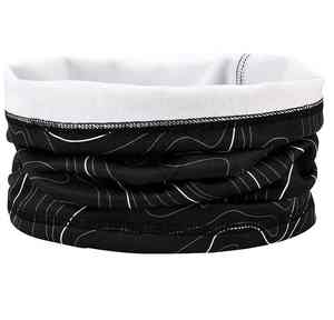 Cache-cou polaire d'hiver pour homme, motif noir, écharpe tubulaire thermique coupe-vent, masque facial pour le ski et la randonnée - Product Image 1