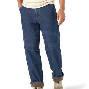 Nuevo Diseño Hombres Fleece Jeans Mejor Precio Hombres Fleece Jeans Peso Ligero Hombres Fleece Jeans Para Adultos - Product Image 1