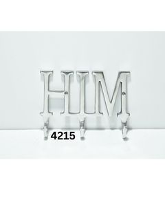 Best Quality HIM Word <b>Wall</b> Hook Decorative Aluminum Bathroom & Bedroom <b>Clothes</b> Holder Available for Bulk Quantity - Product Image 6