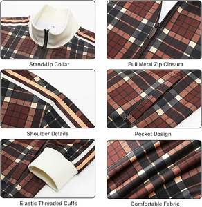 Ensemble de survêtements à carreaux pour hommes, tenue de jogging, survêtements de sport, vêtements de sport - Product Image 4