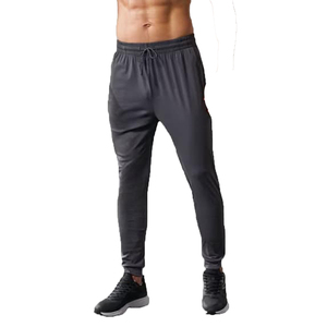Wholesale Men's Navy Blue High Waist Sweatpants Side Pockets Elastic Waist Casual Joggers Winter <b>Windproof</b> Lightweight Knitted - Product Image 5