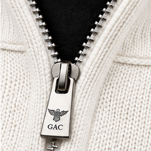 Pull-over col montant zippé pour homme, motif Fair Isle blanc, jacquard flocon de neige nordique, tricoté, décontracté, hiver - Product Image 3