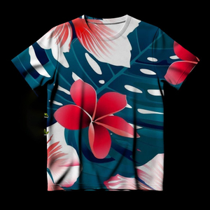 Wholesale Custom T Shirt Printed Men T Shirts High Quality O-Neck Short Sleeve T Shirt Micronesian Trending Design - Product Image 4
