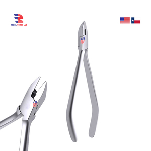 Alicates de corte de alambre de ortodoncia cortador de ligadura de pasador de mango largo para cables de ligadura de 0.015 "instrumento quirúrgico Dental autoclavable - Product Image 3
